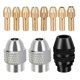 thumbnail image 1 of For 10pcs Drill Chuck Collet Set132 Inch To 18 Inch Brass Drill, 1 of 3