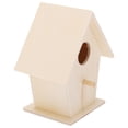 thumbnail image 4 of Casa para pájaros para jardines, casa para pájaros colgante, jaula para pájaros de madera para decoraciones, casa para pájaros de madera colgante, muy versátil, 4 of 9
