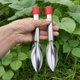 thumbnail image 2 of 2 Pcs Gardening Tool Set Household Catching Vegetable Rake Farming Shovel Dig Wild Vegetable Shovel Outdoor Planting Hand Tools Large, 2 of 6