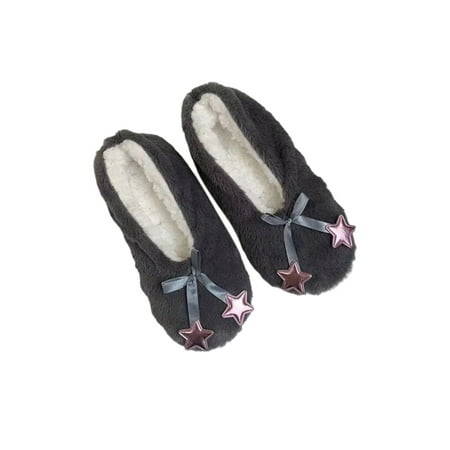 

Ymiytan Women s Slipper Slip On Plush Soft Winter Warm Home Indoor Shoes