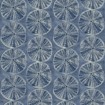 Chesapeake Sea Biscuit Blue Sand Dollar Wallpaper