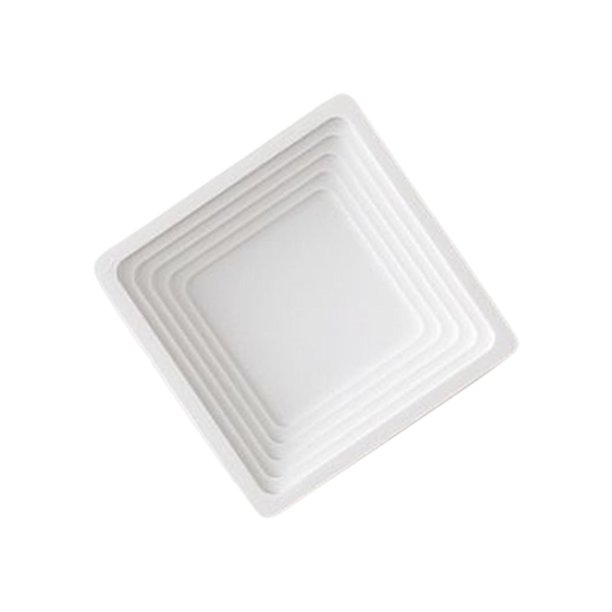 Bandeja de almacenamiento Bandeja Decorativa Soporte De Exhibición De Joyería Placa De Almacenamiento Para Mesa Tienda De Escritorio 9,8 Cm X 9,8 Cm Fanmusic Bandeja de almacenamiento