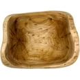 thumbnail image 5 of TJ Global Handmade Wood Bowl Rectangular shape Handcarved Natural Root Wood Crafts Bowl Fruit Salad Serving Bowls, Medium (L8.5" x W7.5" x H5"), 5 of 5