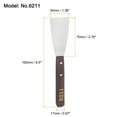thumbnail image 2 of Uxcell No.6211 Painting Palette Knife Stainless Steel Flat Spatula Paint Pallet Knife Scraper, 2 of 6