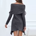 thumbnail image 3 of Pntutb Mujer Top De Felpa Color Sólido Suelto Versátil Bolsillo Abrigo Manga Larga Con Capucha Casual Abrigo/Chaqueta Pntutb Pntutb-7696, 3 of 5