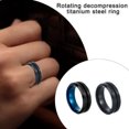 thumbnail image 2 of Metal Rings Fashion Dating Rings Stainless Steel Texture Comfortable Rings for Adding a Touch of Color to Any Outfit, 2 of 8