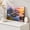 Color 2, variant on Winter Lake Sunset 12"x16" Wall Art Snow Capped Mountains Colorful Sky Canvas Wall Decor for Living Room Bedroom Modern Abstract Painting Prints Aesthetic Framed Artwork Home Decor