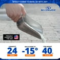 thumbnail image 3 of Snow Joe Calcium Chloride Blend Deicer & Snow Removal, 40 Pound Bag, 3 of 9