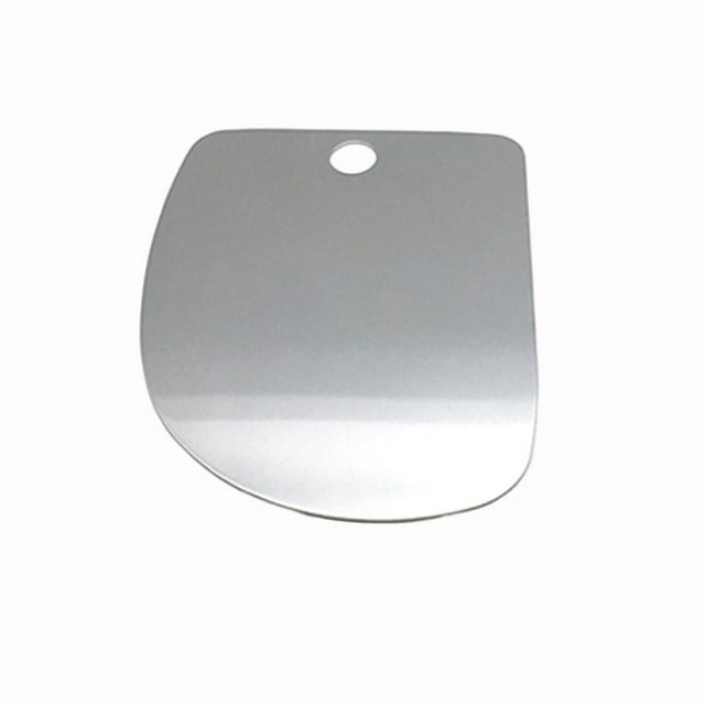 Inteprter Raspador de pastel de acero inoxidable Raspador de pastel trapezoidal Crema de chocolate Herramienta más para glaseado Herramientas y accesorios para hornear Plata, tipo 4 15*9.8 cm