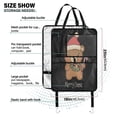 thumbnail image 3 of WOBOGO A Cute Teddy Bear Backseat Car Organizer 2 PCS Footed Universal Car with Touch Screen Tablet Holder Rear Seat Protector, 3 of 7