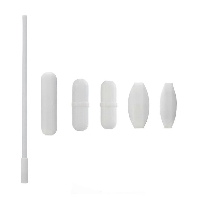 1 Set Magnetic Stirrers Kit Mixer Bars Stirring Bars Bars (White)