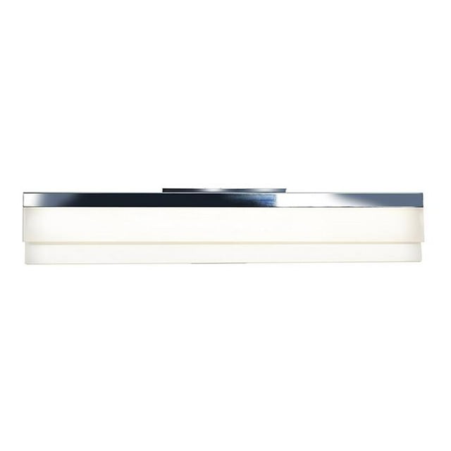 Access Lighting 62244LEDD-CH-ACR Linear Led 24 in. Vanity Light Wall Light in 3000K, Acrylic - Chrome