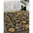 thumbnail image 3 of Ahgly Company Machine Washable Indoor Rectangle Abstract Charcoal Black Area Rugs, 7' x 9', 3 of 7