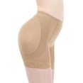 thumbnail image 3 of SWSMCLT Women's Shapewear Shorts Padded Hip Pads Padding Mid Thigh Lace Firm Hip Enhancer Butt Lifting Body Shaper Nude X-Large, 3 of 3