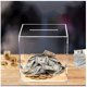 thumbnail image 3 of Caja de ahorro de dinero de acrílico transparente para ahorro de efectivo, banco para adultos que no se puede abrir para dinero real, banco de monedas, tarro de cambio transparente, 12*12CM, 3 of 5