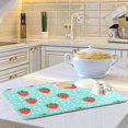 thumbnail image 6 of Yayeee Dish Drying Mat for Kitchen Counter 16"x18" Microfiber Absorbent Pad, Strawberry Pattern, 6 of 7