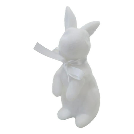 8.5 Easter Bunny Foam Figurine Decoration Creative Lightweight Bunny Ornament Spring Seasonal Home Decor Tabletop Display Accent Farmhouse Rustic Easter Decorative Sculpture (White) 8.5 Easter Bunny Foam Figurine Decoration Creative Lightweight Bunny Ornament Spring Seasonal Home Decor Tabletop Display Accent Farmhouse Rustic Easter Decorative Sculpture (White)