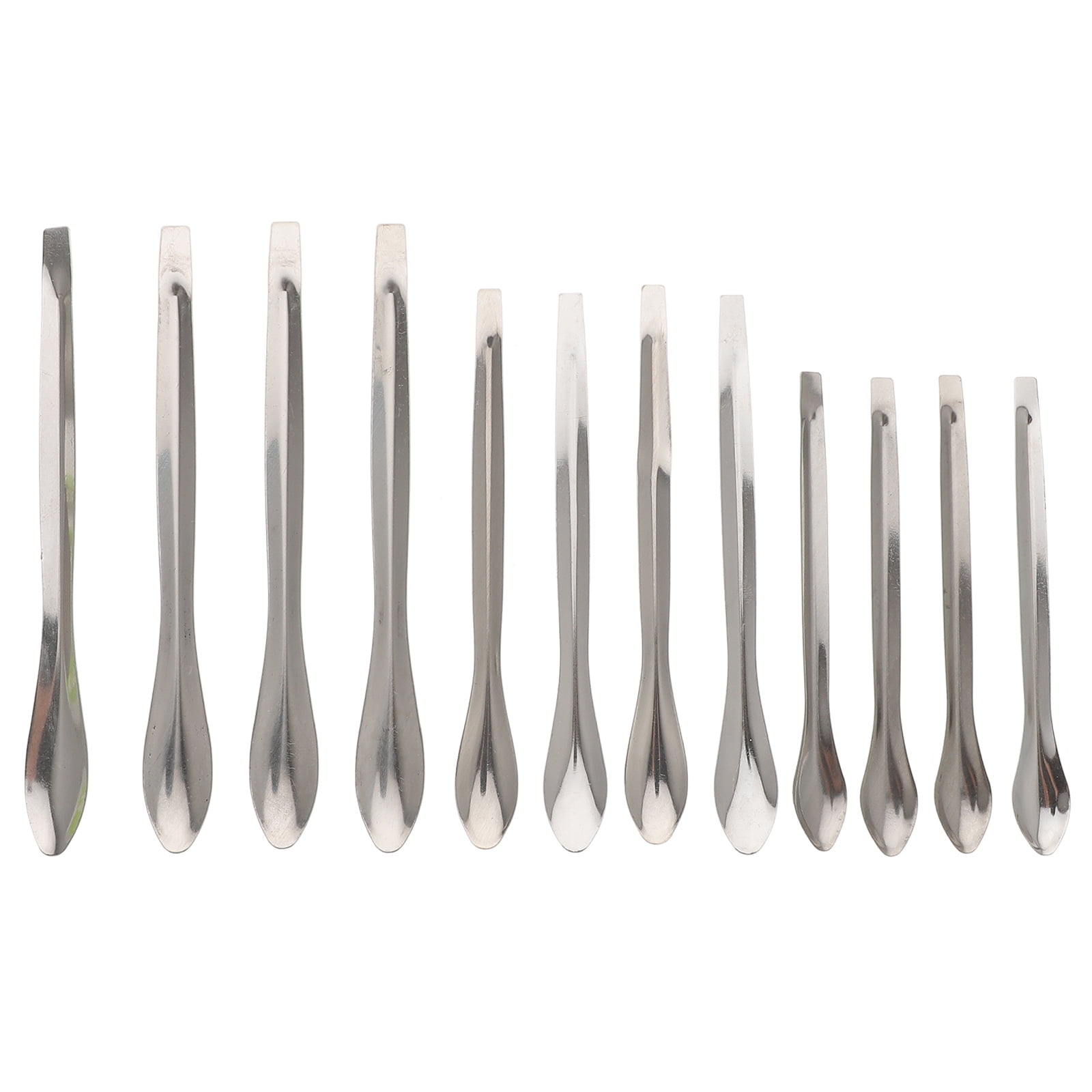 Lab Spatula Stainless Steel 15 PCS Lab Spoon Micro-Scoop Laboratory Tiny  Spoon for Reagent Sampling Mixing