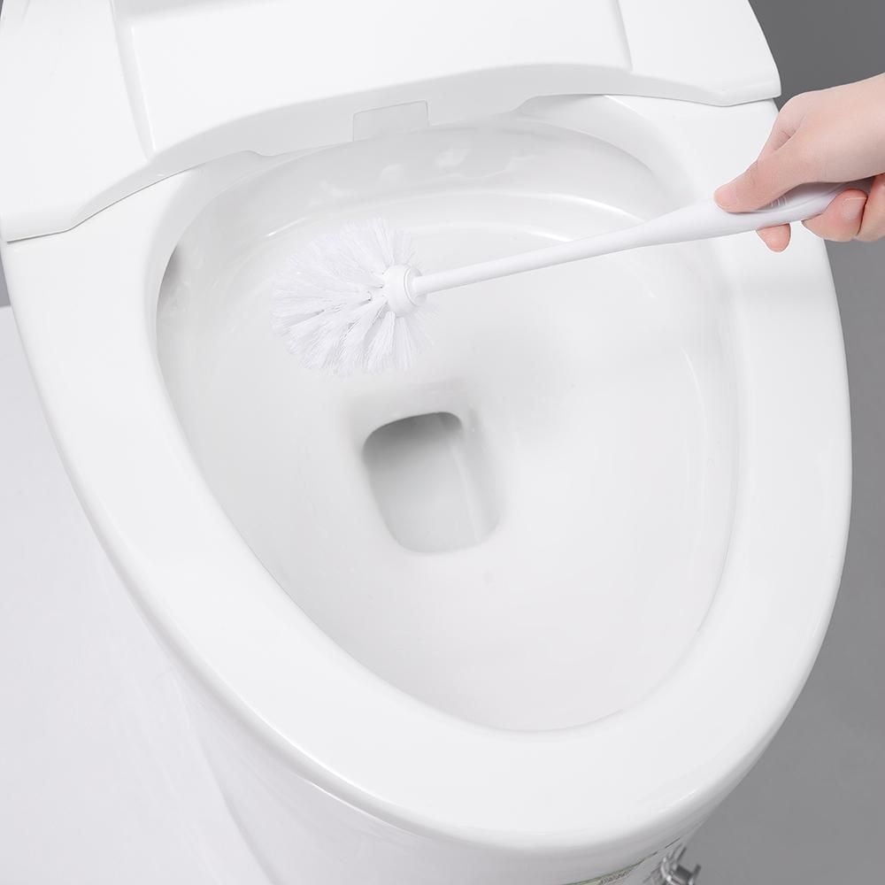 Grey Label Toilet Brush, compact design, white