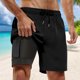 thumbnail image 1 of WILLBEST Bañador Deportivo para Hombre, con Forro de Compresión y Entrepierna, con Bolsillos, 2250, 1 of 3