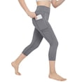 thumbnail image 5 of Amidoa Girls Athletic Leggings Stretch Kids Dance Workout Running Yoga Pants with Pocket 8, 5 of 9