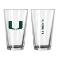 thumbnail image 1 of Miami Hurricanes 16oz Gameday Pint Glass, 1 of 1