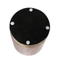 thumbnail image 4 of Homebeez Round Velvet Ottoman, Upholstered Vanity Stool Footrest,Makeup Chair for Bedroom Living Room, 4 of 6