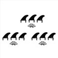 thumbnail image 1 of 9 Piezas Juegos de Aletas de Tabla de Surf Superior Blanda para Tabla de Paddle Surf Accesorios de de Surf, 1 of 5