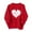 Red 22001, variant on Women Oversized Valentine's Day Sweatshirt Long Sleeve Shirts Casual Loose Pullover Tops Fashion Outfits for Valentines Day