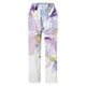 thumbnail image 3 of WILLBEST Pantalones Casuales elegantes para Mujer: Pantalones Holgados con Cintura Elástica, Estampado Floral y Bolsillos Prácticos para Uso Diario. Extra Grande, 3 of 3
