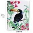 thumbnail image 5 of Benjaza 31.7" Transitional Wood Toucan Wall Art in Multi-Color (Set of 2), 5 of 5