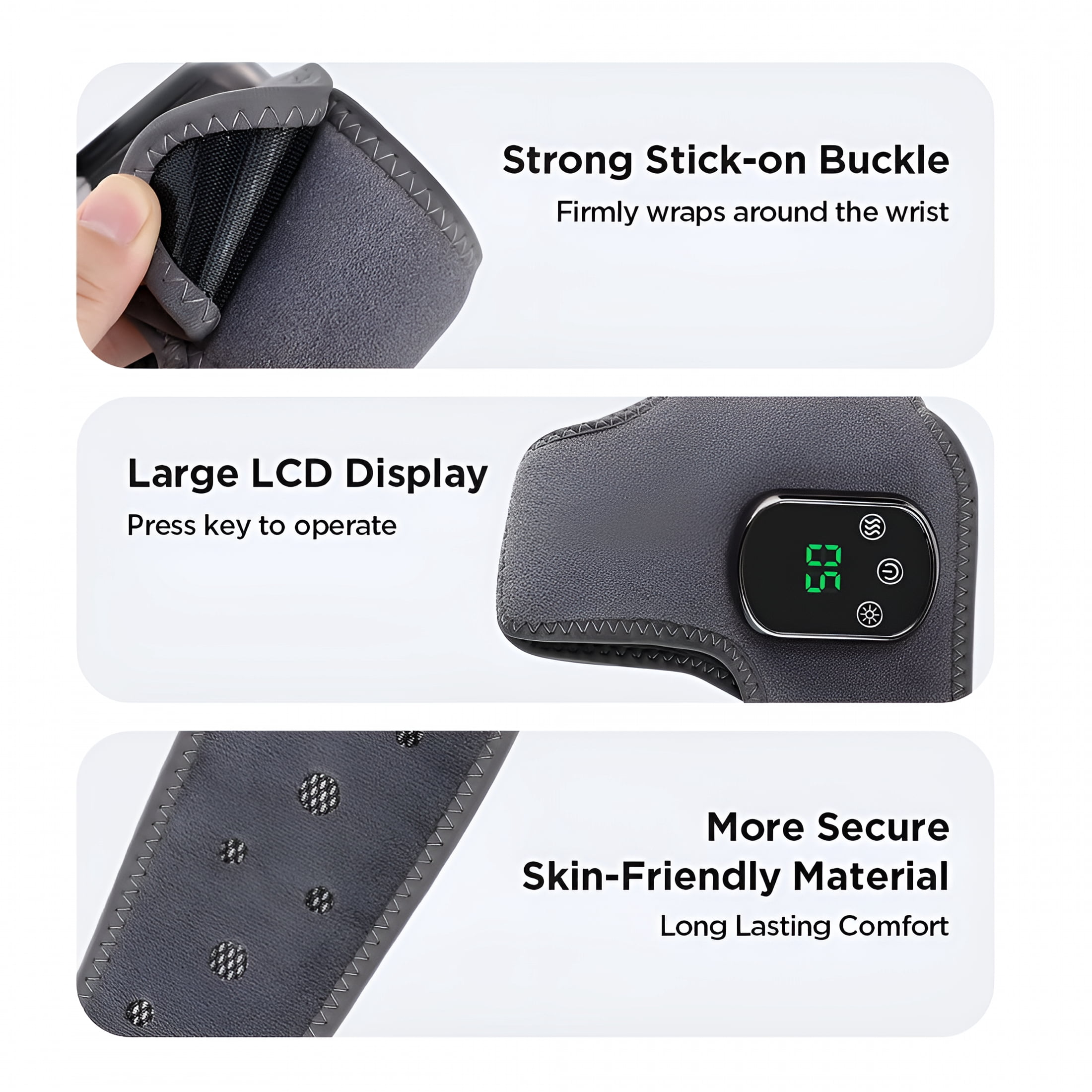 XIRQI 2026 Upgraded Foot Massager,Triple Method Massager with 3 Vibration Modes And 5 Heat Levels,Ankle Massager for Circulation And Pain Relief,For Neuropathy