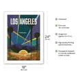 thumbnail image 2 of Los Angeles California - Hollywood Bowl - Vintage Travel Poster by David Klein c.1958 - Bamboo Fine Art 290gsm Paper Print (Unframed) 18x24in, 2 of 4
