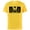 Yellow, variant on Disney Mickey Mouse Icon #1 Dad Retro Stipes - Short Sleeve Cotton T-Shirt for Adults - Customized-Athletic Heather