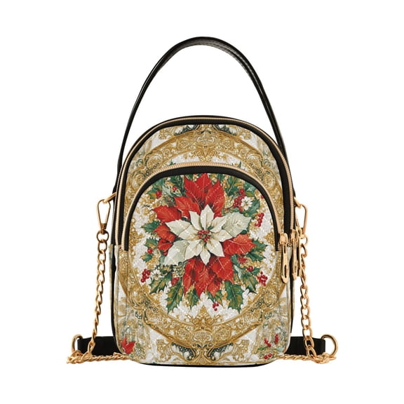 Cross Body Fashion Shoulder Waist Purse Bags Golden Holiday Elegance Pocket Handbags