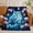 color3, variant on SPXUBZ Dolphin Ocean Flannel Fleece Blanket Marine Life Throw Blanket Tropical Sea Wave Pattern Soft Cozy Blanket for Kids Bedroom 50"x40"