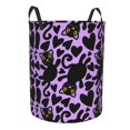 thumbnail image 2 of Fotbe Cartoon Black Cats Laundry Basket with Handles, Waterproof Large Laundry Hamper, Wash Bag for Corner Dorm, Rolling Laundry Basket with Handles-Medium, 2 of 8