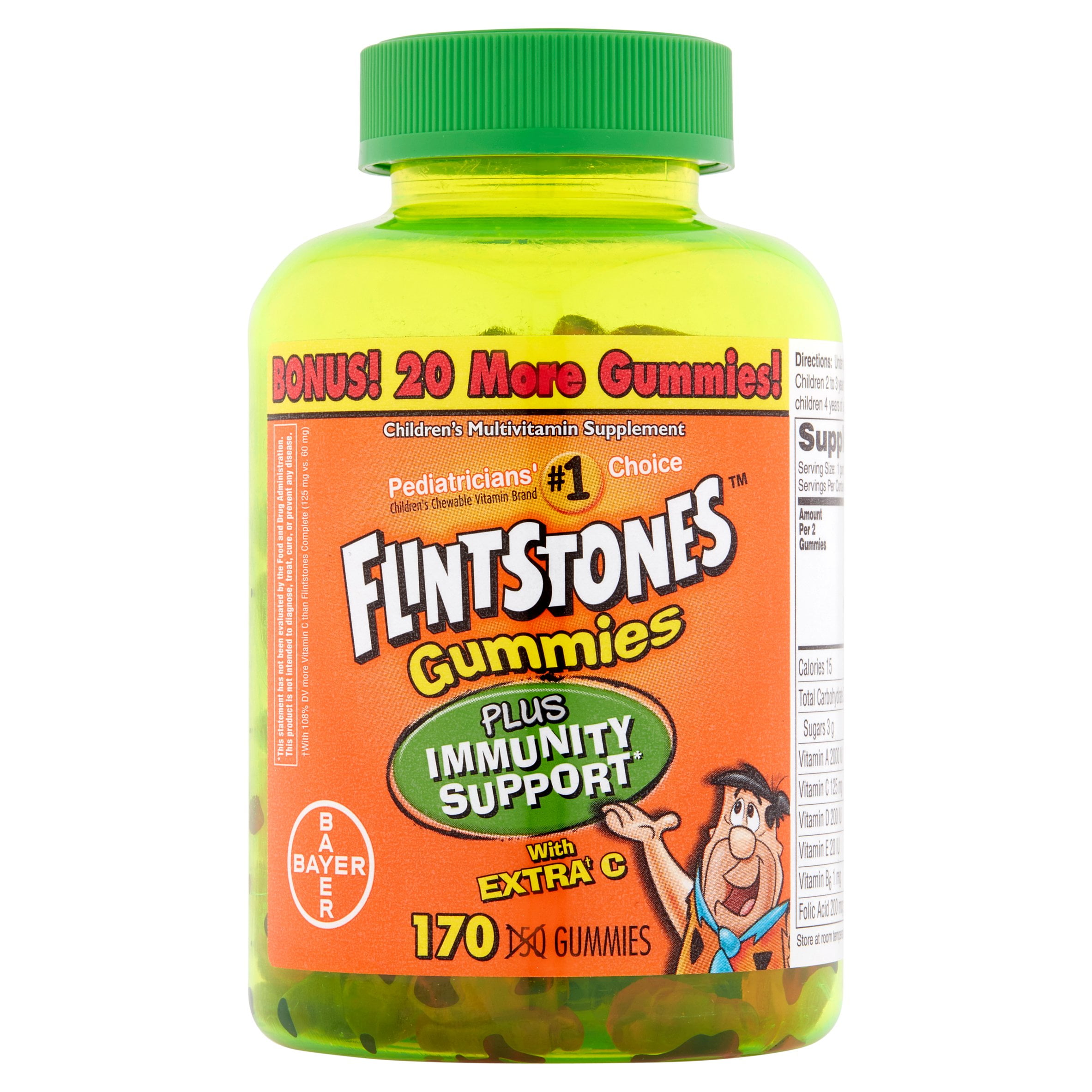Bayer Flintstones Gummies, 170 count