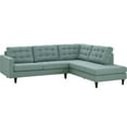 thumbnail image 2 of Modway Empress 2 Piece Upholstered Fabric Right Facing Sectional, Multiple Colors, 2 of 8