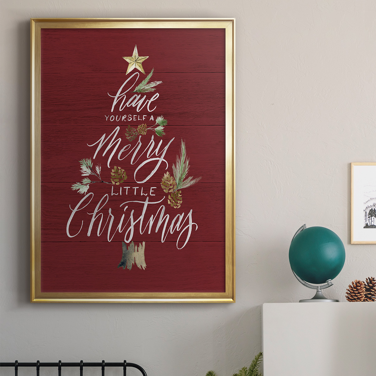Merry Little Christmas Premium Classic Framed Print - Ready to Hang