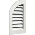 thumbnail image 2 of 18"W x 22"H Quarter Round Top Left (23"W x 27"H Frame Size): Functional, PVC Gable Vent w/ 1" x 4" Flat Trim Frame, 2 of 14