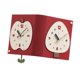 thumbnail image 4 of Reloj rojo de del reloj de pared de la pared de la pared de la pared innovador innovador reloj decorativo moderno para salón de, 4 of 8