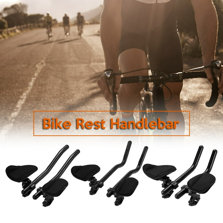 LNKOO Bicycle Armrest Handlebars Cycling Bike Rest Handlebar for Mountain Or Road Aero Bars Bicycle Aluminium Alloy Arm Triathlon Tri Relaxlation Handlebars Walmart