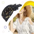 thumbnail image 3 of stanreset Fashion Print Flowers Women Inner Hijabs Cap Muslim Ruffle Chemo Hat Type11 NO11, 3 of 6