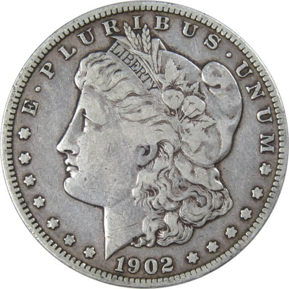 1902 O Morgan Dollar F Fine 90% Silver $1 US Coin Collectible