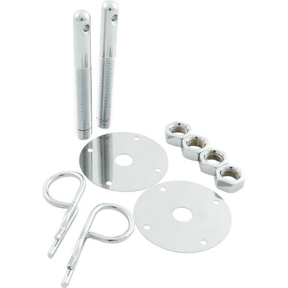 Allstar Performance ALL18514 Steel Hood Pin Kit with 0.17 in. Hairpin Clips