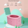 thumbnail image 4 of Plegable Potty Potty Potty Portable Baby Baby Para Acampar De Viajes Y Conducción De Larga Distancia Con Material De PP Ligero Fácil De Limpiar Y Transportar, 4 of 7