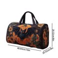 thumbnail image 3 of ZhangC Halloween Themed Quilted Embroidered Tote Bag, 16x8x8 Inch Large Capacity Portable Travel Handbag, Embroidered Storage Tote for Party Supplies, Costumes, Gym and Daily Use, 3 of 9