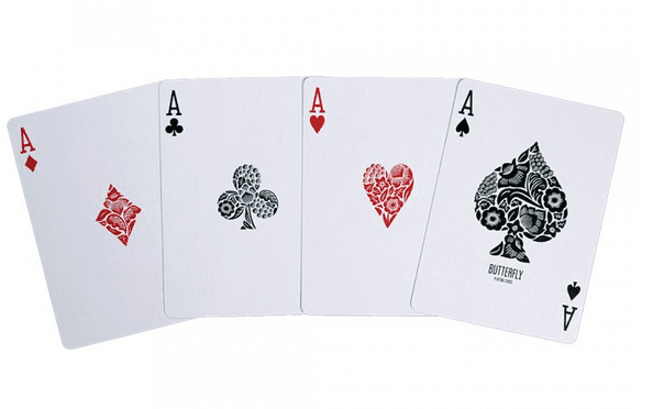 Original Butterfly (3rd Edition) Playing Cards (Red) by Butterfly Magic