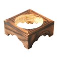 thumbnail image 1 of Almohadillas calientes Sunnimix resistentes al calor para platos Tapete de mesa Cuadrado Base de madera diámetro 228 cm, 1 of 8